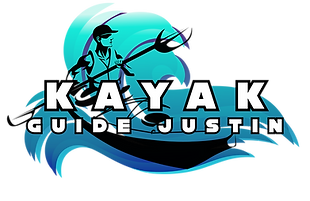 kayak guide justin logo