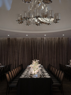 Wedding table scape at Bvlgari Hotel London