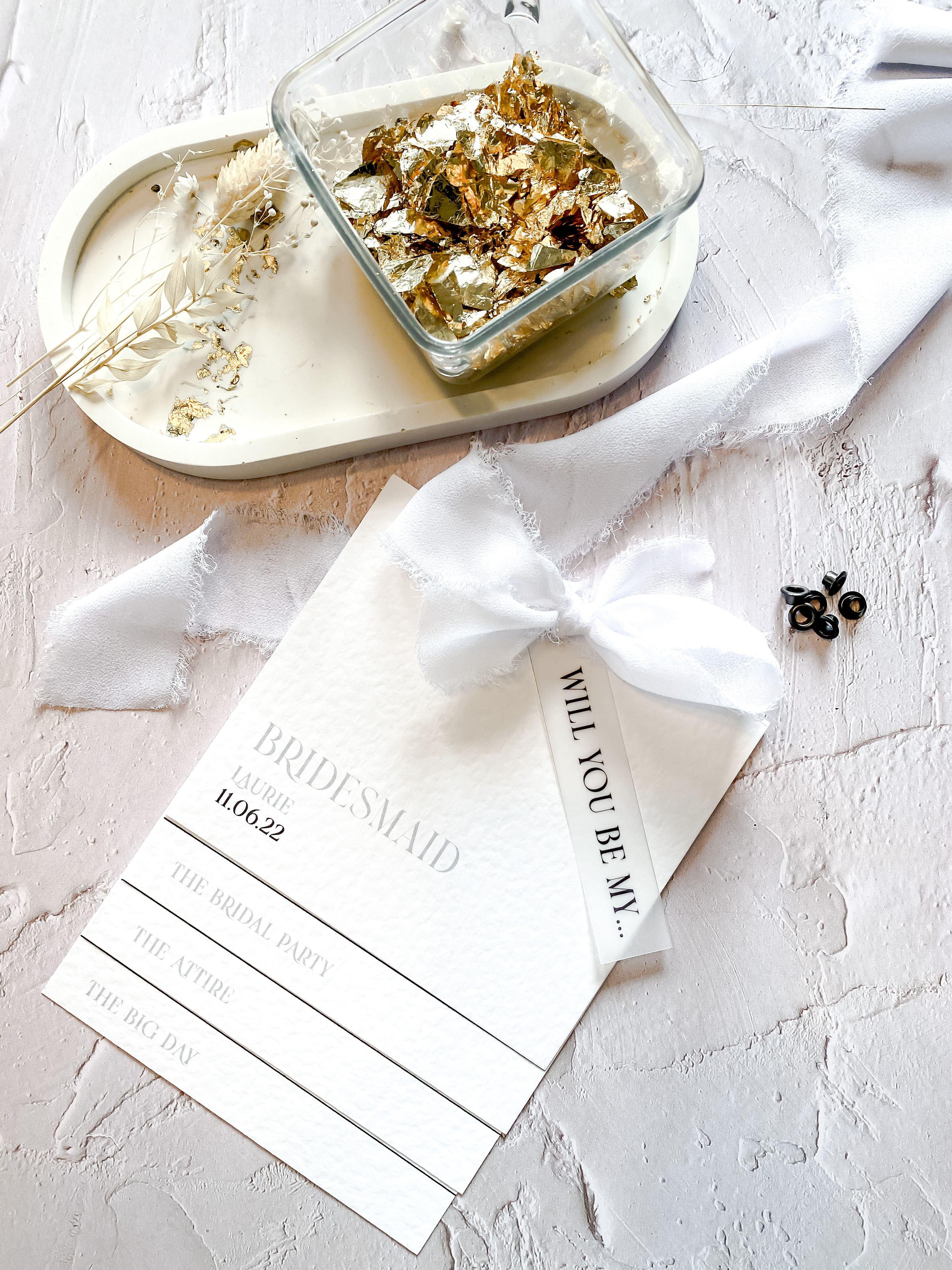 Personalised Bridal Party Proposal Cards