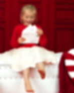 Annie opening Letter from Santa