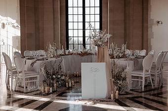 Intimate wedding table plan