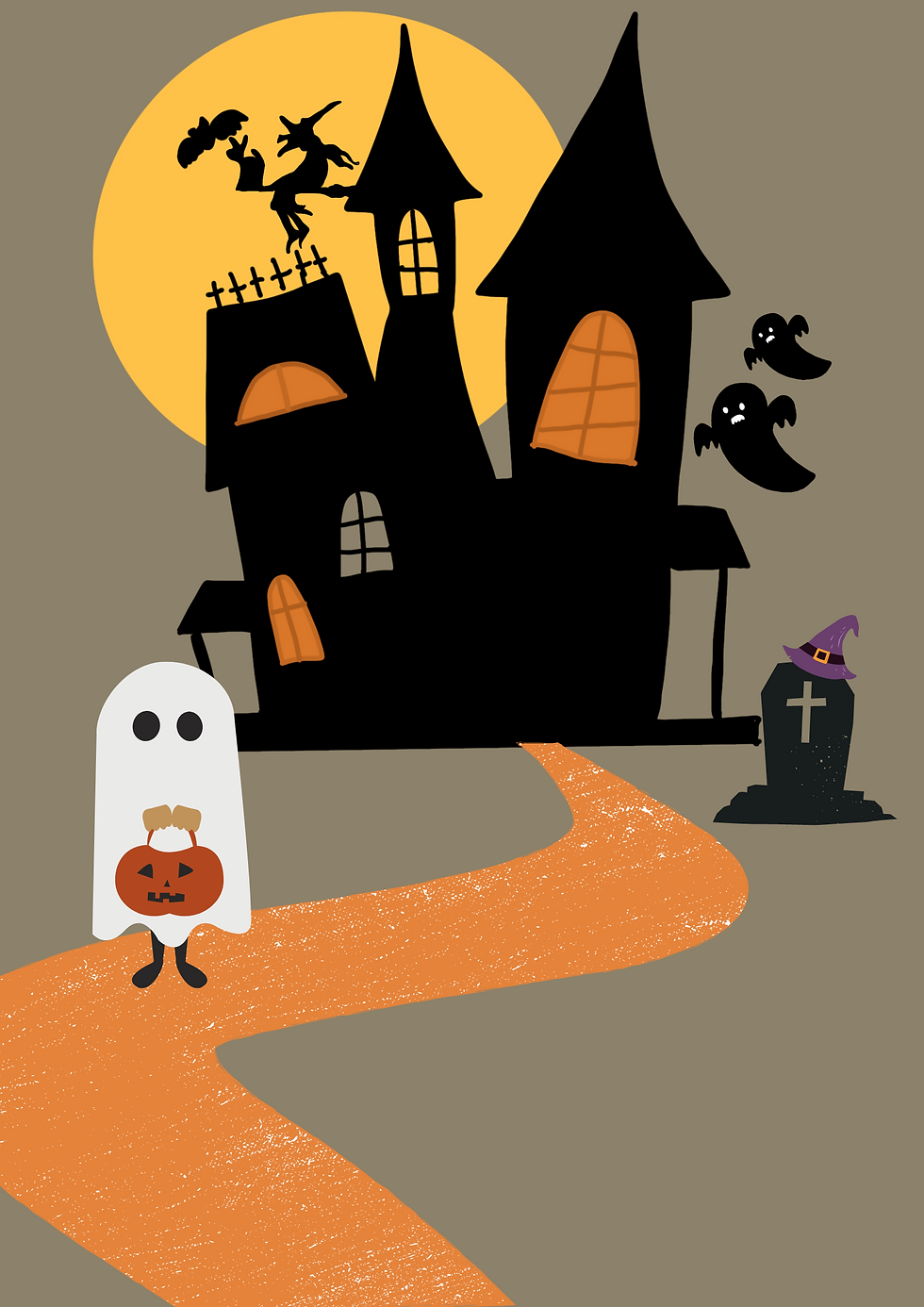 Grafismo Postais Halloween