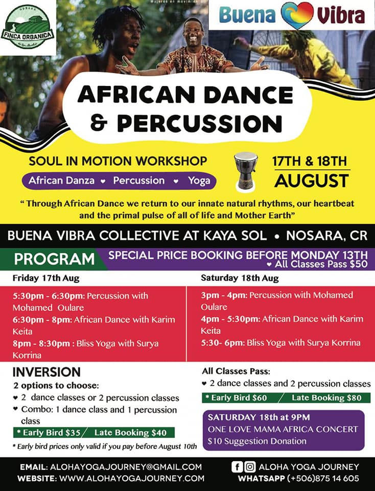 Soul In Motion: Africa Dance & Drums Retreat