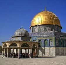 Dome of the Rock , sacred Muslim shrine, circa 685,
