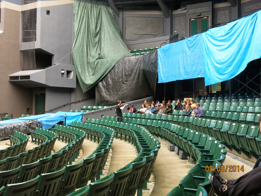 Allen Elizabethan Theatre is open out door theater seen here
