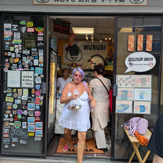 Food Tour guide Stella delivers spam bento