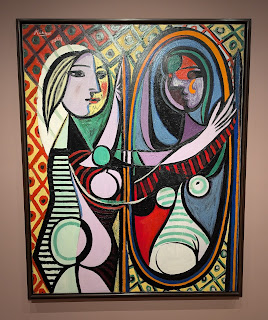 Picasso's "Lady in Mirror" at MoMA.