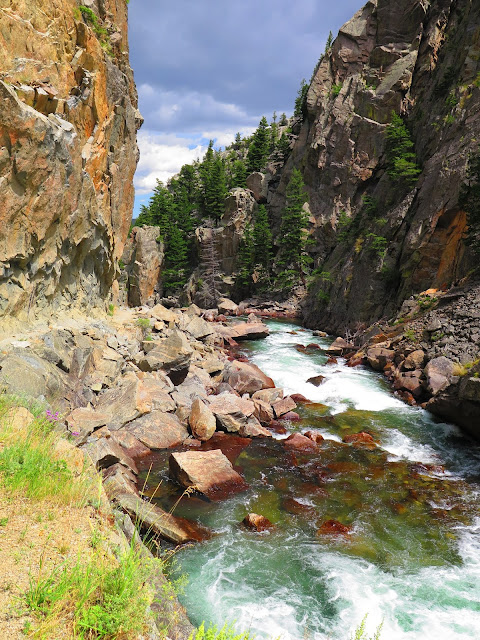 Whirling waters of the Stillwater river in south-central Montana lead the way to Sioux Charley