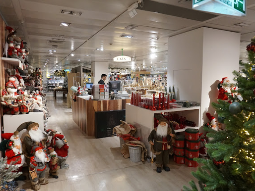 store in Madrid was cranking up its displays for the holidays