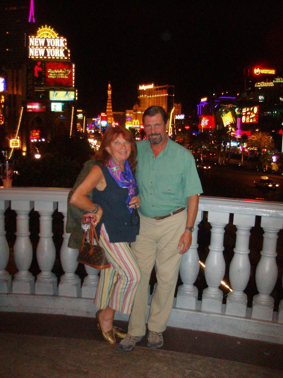 Cookie Meyers and Bruce Keller (Cookie and Keller) on the town and about to dance cheek to cheek.