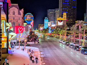 Las Vegas strip and its great shows