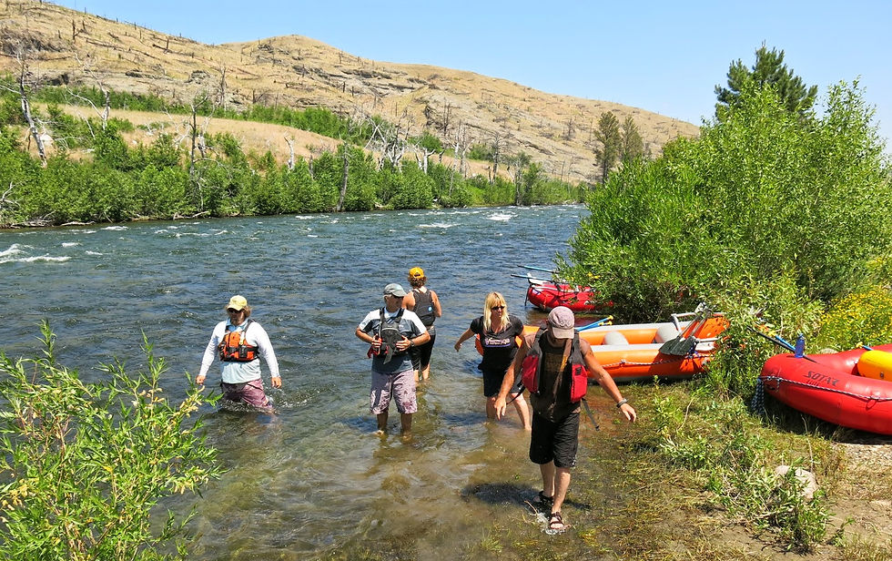 Rafters amble up to land again making plans to do it all again
