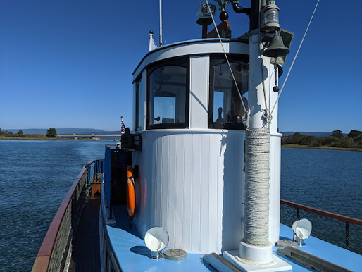 California's historic ferry Madaket sails Eureka's bustling waterfront