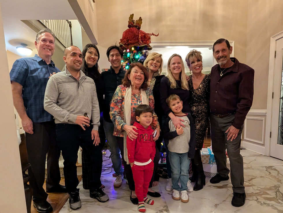 We are thankful for our family in Atlanta, where we are welcomed each year for holiday festivities.