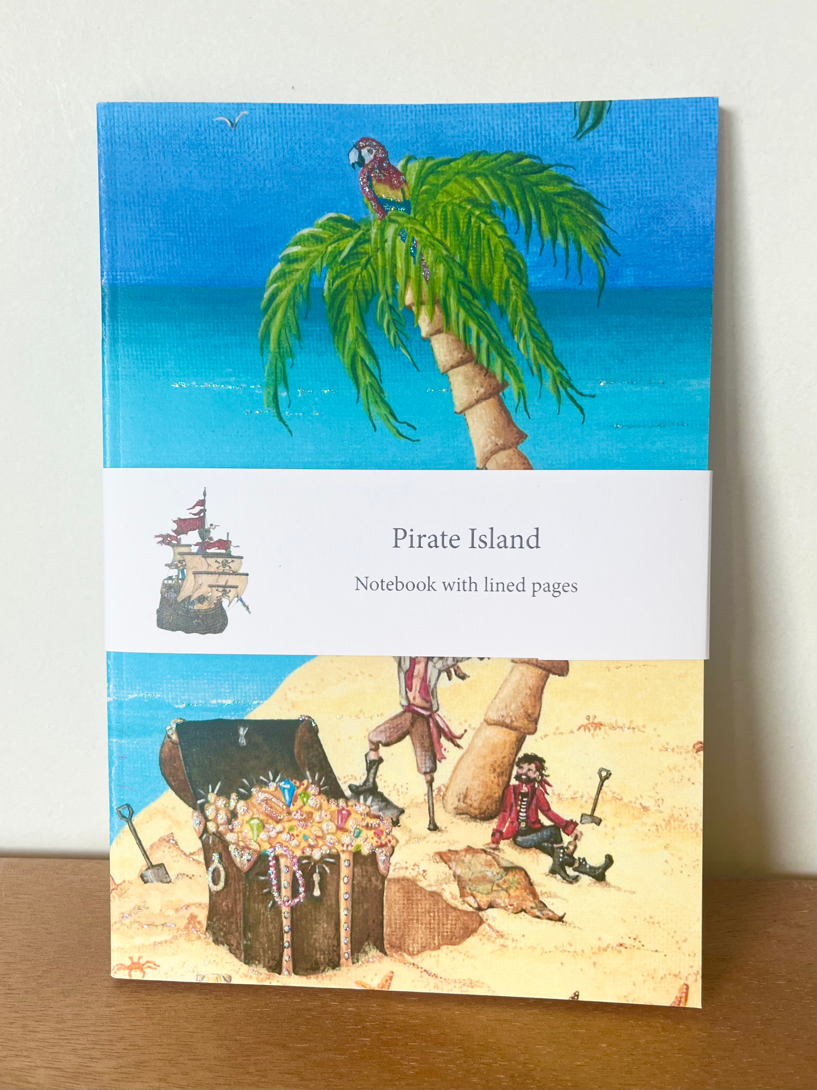 Notebook with lined pages - Pirate Island