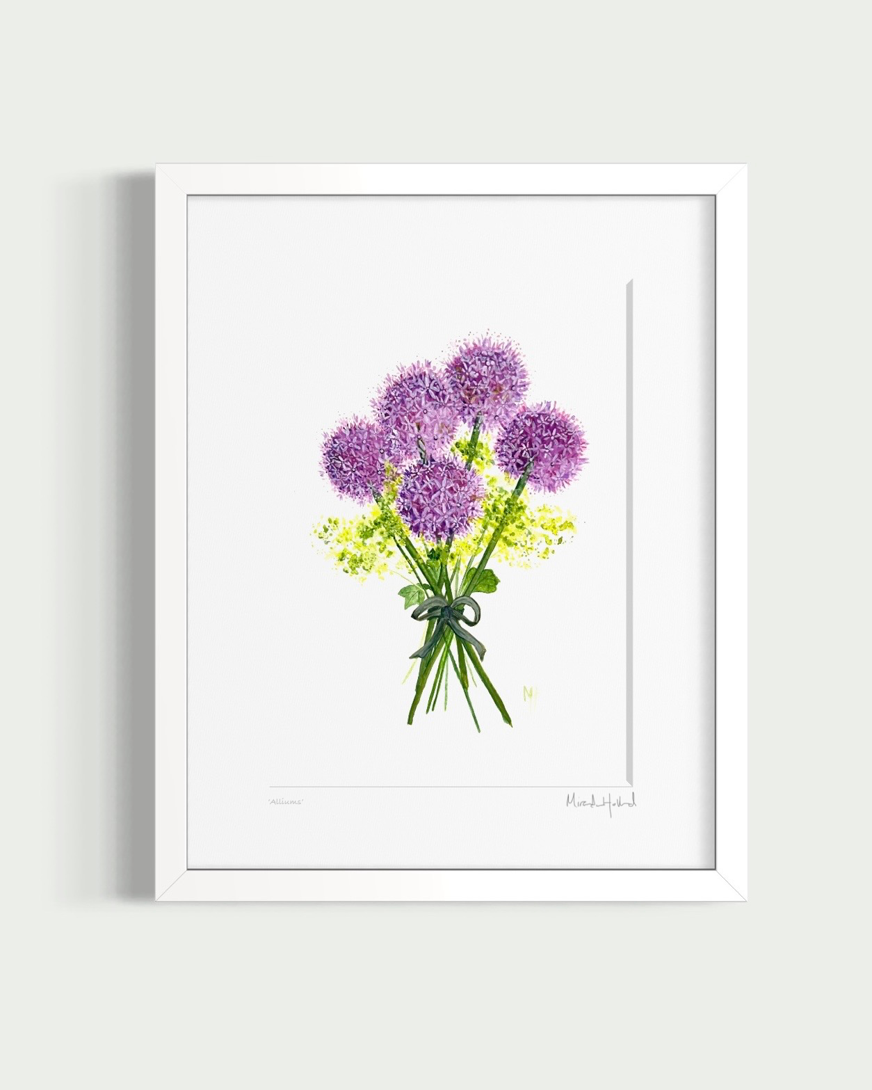 'Alliums' Signed Giclée Fine Art Print