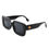 Thumbnail: Jadestone - Square Retro Flat Top Fashion Sunglasses