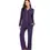 Thumbnail: New Design Custom Bamboo Fiber Sleepwear Solid Cozy Women Bamboo Pajamas Set