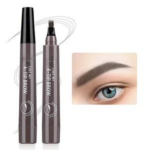 Thumbnail: 4-Prong Microblade Eyebrow Pencil: Achieve natural, hair-like strokes with long-