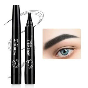 Thumbnail: 4-Prong Microblade Eyebrow Pencil: Achieve natural, hair-like strokes with long-