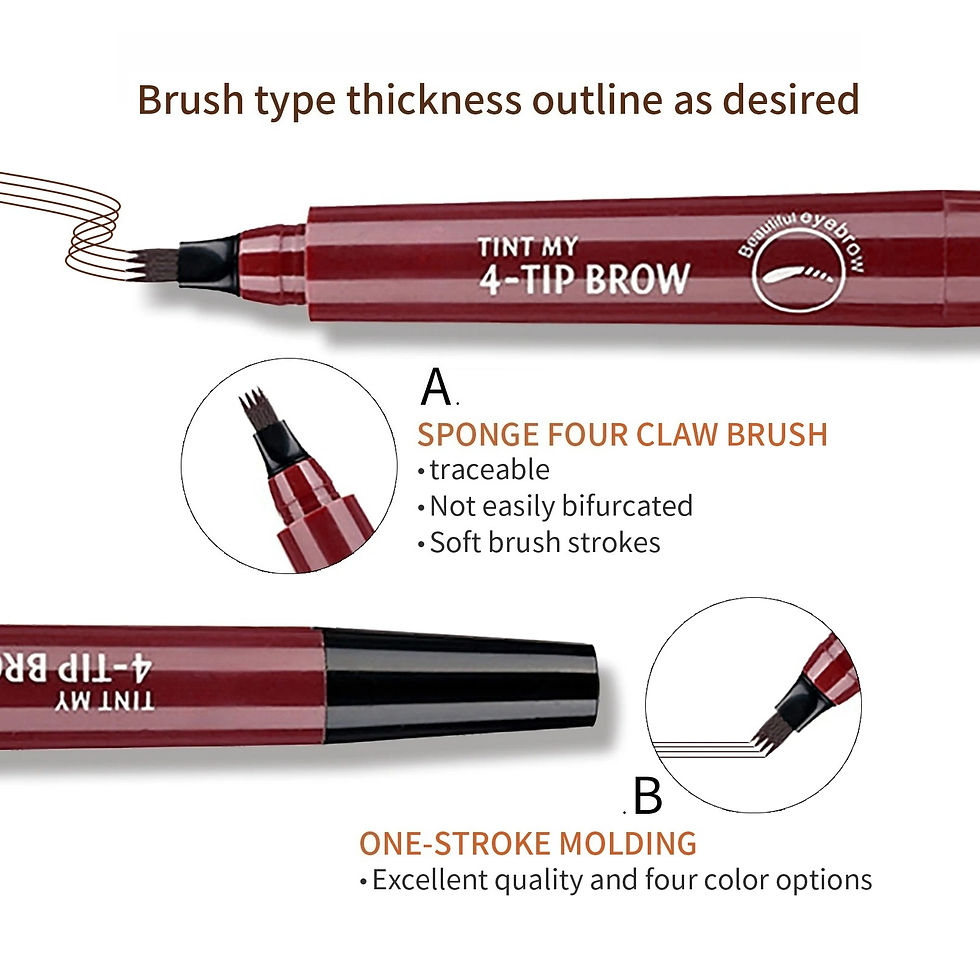 Thumbnail: 4-Prong Microblade Eyebrow Pencil: Achieve natural, hair-like strokes with long-