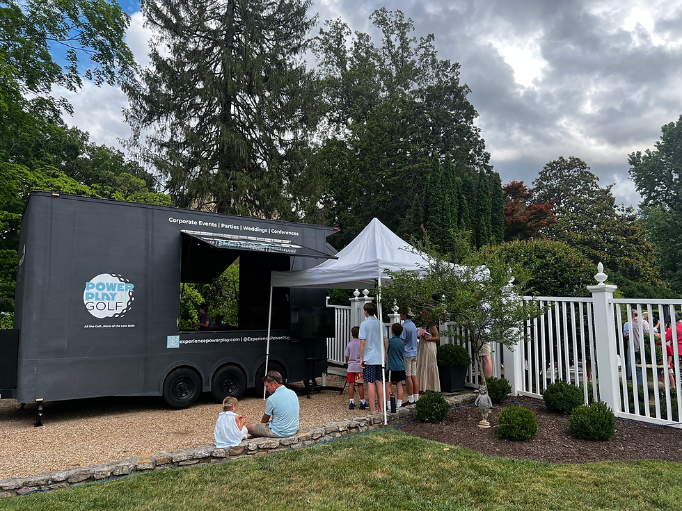 Neighborhood Block Party Golf Simulator in Lynchburg, VA