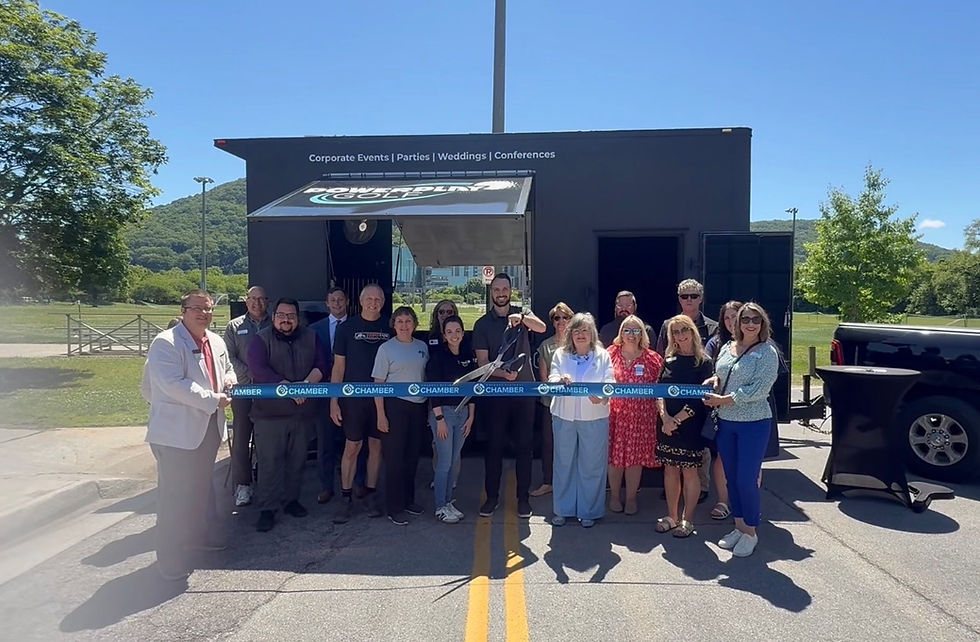 PowerPlay Golf Simulator Ribbon Cutting with the Roanoke Regional Chamber of Commerce