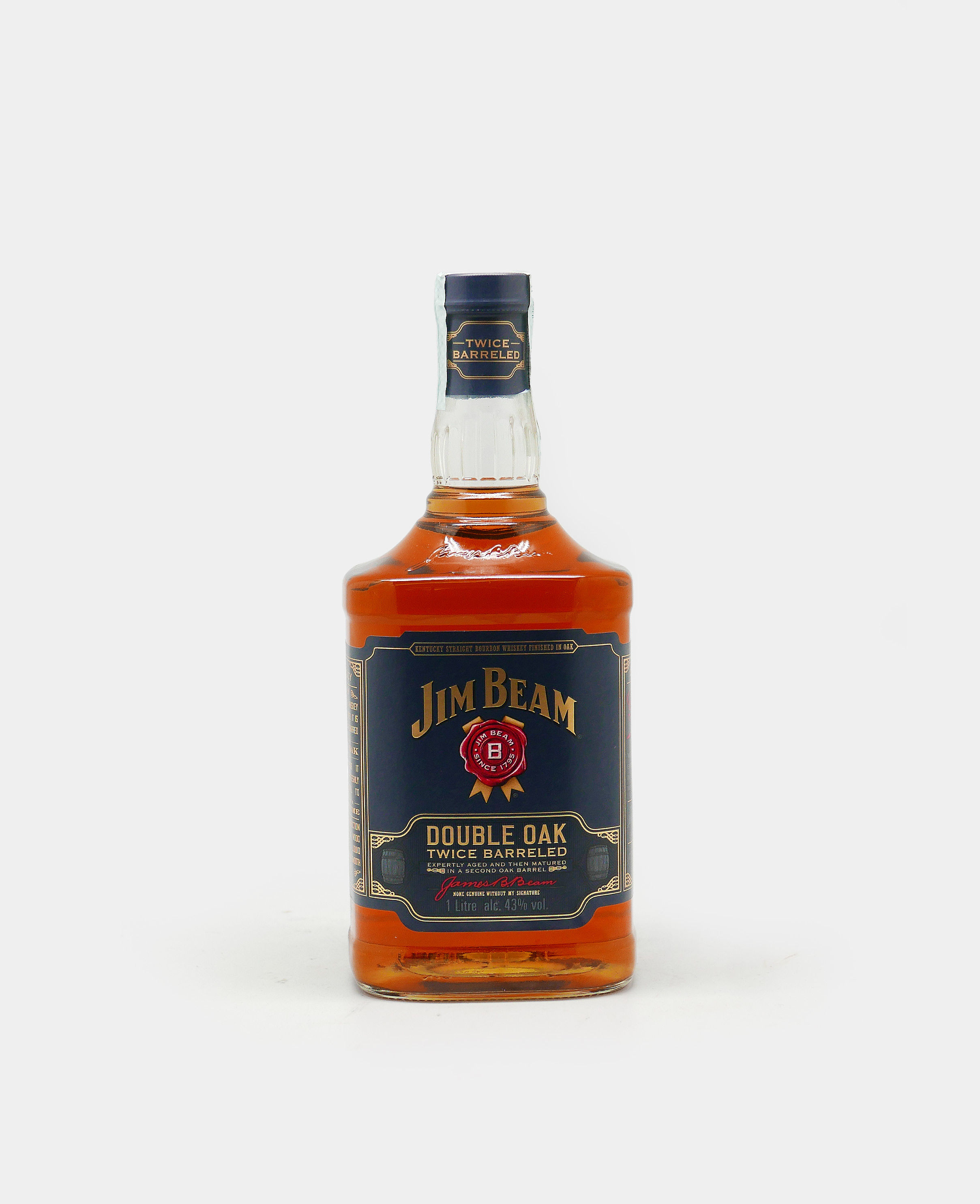 JIM BEAM 8 YEARS DOUBLE OAK WHISKEY 1L