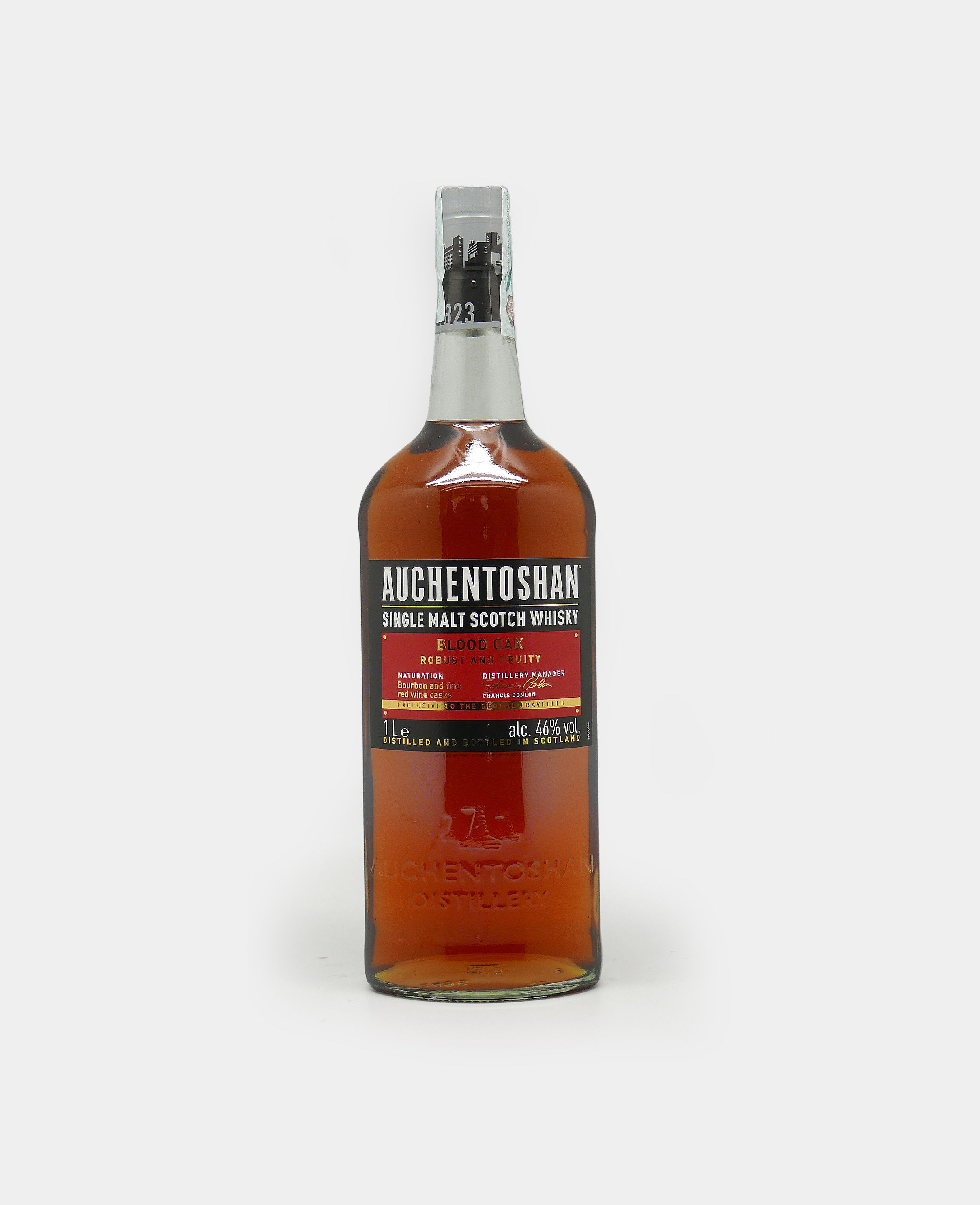 AUCHENTOSHAN BLOOD OAK WHISKY 1L