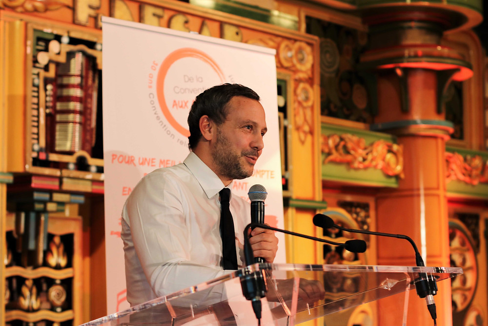 Adrien Taquet, Secrétaire d'Etat en charge de la Protection de l'enfance était présent pour recevoir les propositions de la Dynamique ©Elodie Estève