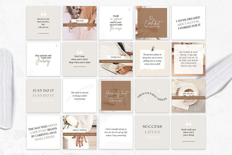 Thumbnail: Brown Instagram Bundle