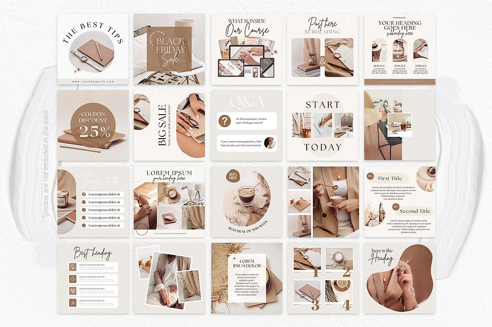 Thumbnail: Brown Instagram Bundle