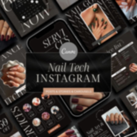 Nail Tech Instagram Templates