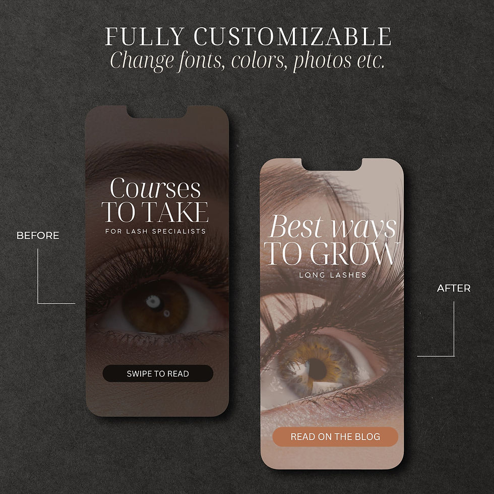 Thumbnail: Lash Tech Instagram Templates