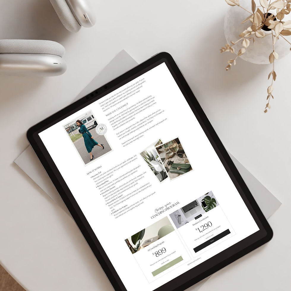Thumbnail: Wix website for Service business (Sage)