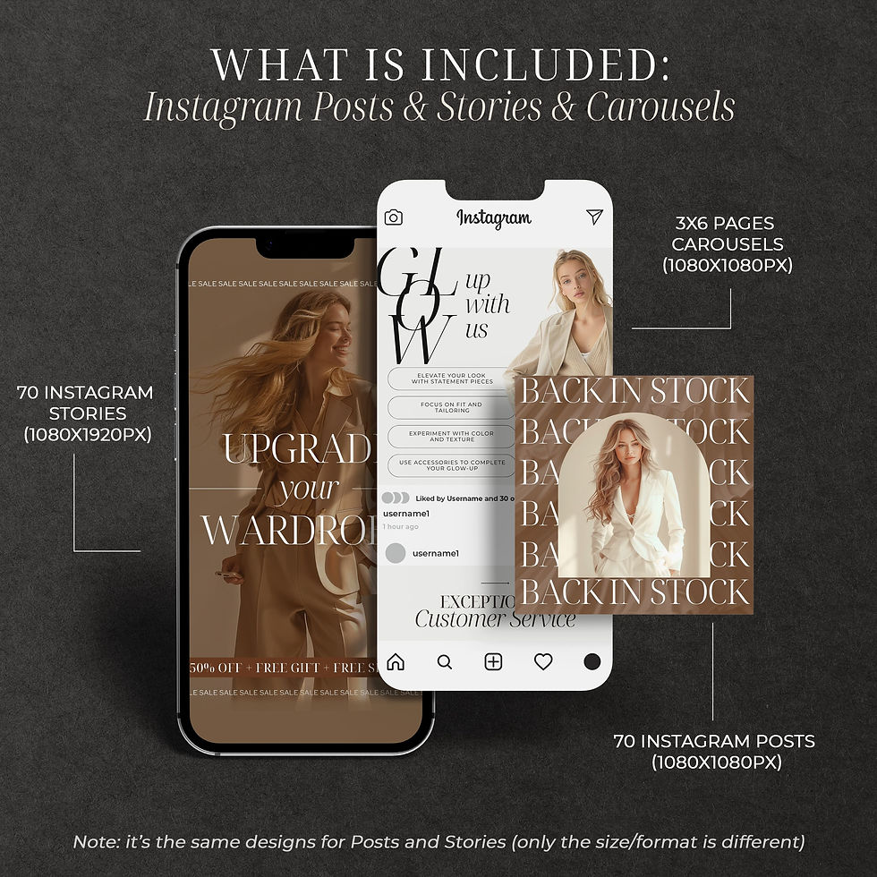 Thumbnail: E-commerce Instagram Templates