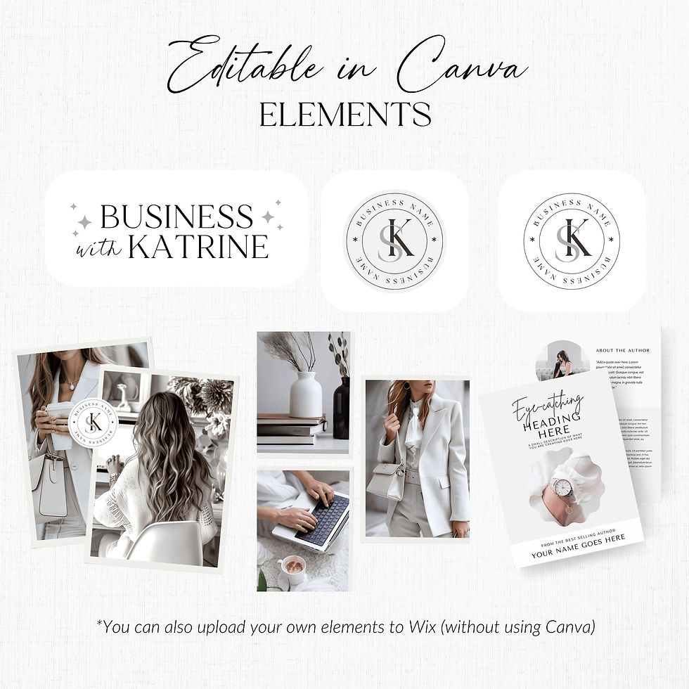 Thumbnail: Wix website for Service business (Gray)