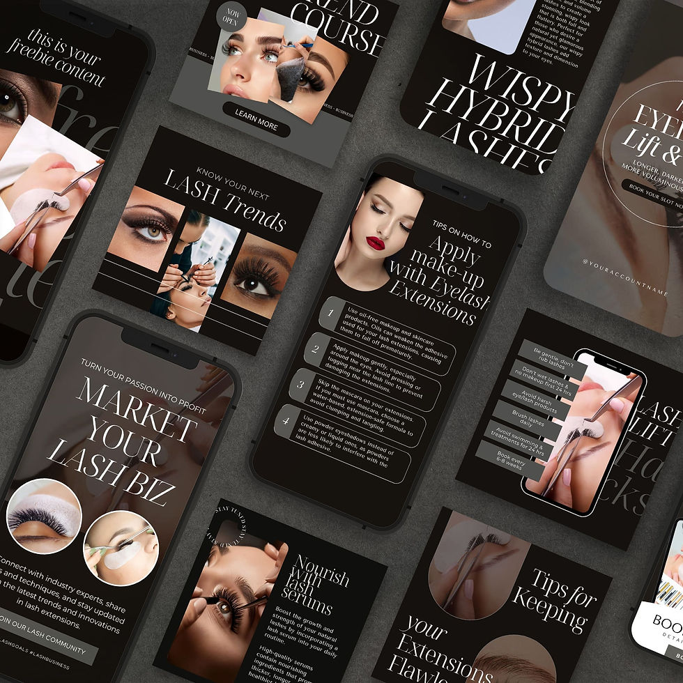Thumbnail: Lash Tech Instagram Templates