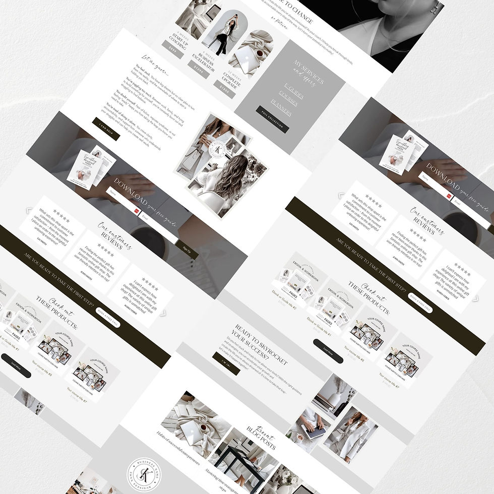 Thumbnail: Wix website for Service business (Gray)