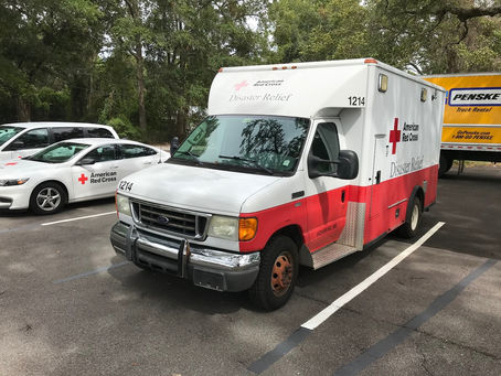 American Red Cross and Salvation Army give assistance to Hurricane Laura victims