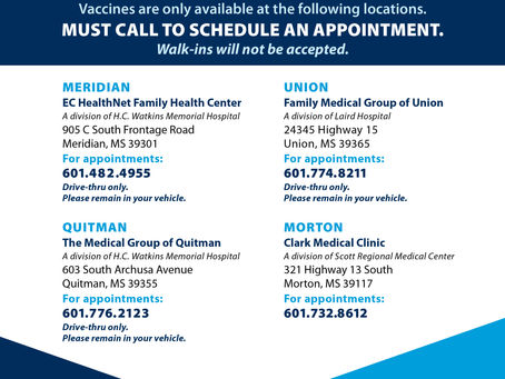 COVID-19 vaccinations available at Rush Clinics