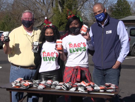 Organizations hand out essentials during season of giving
