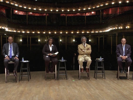 Democratic candidates speak at primary mayoral debate