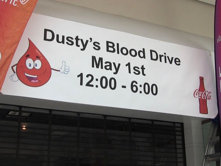Dusty's to host community blood drive