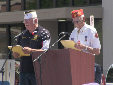 Memorial Day program held at Doughboy Monument in Meridian