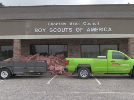 Choctaw Area Council endures severe storm damage