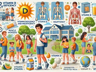 🌞 Insuficiencia y Deficiencia de Vitamina D en Niños y Adolescentes