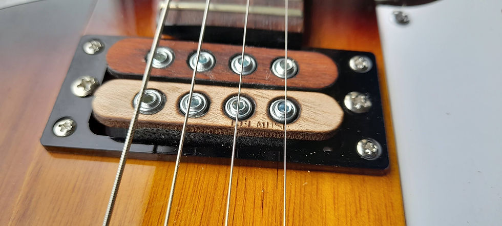 Thumbnail: Belmuse Mandobird Boutique Handwound Humbucker Pickup Mandolin eMando Uke