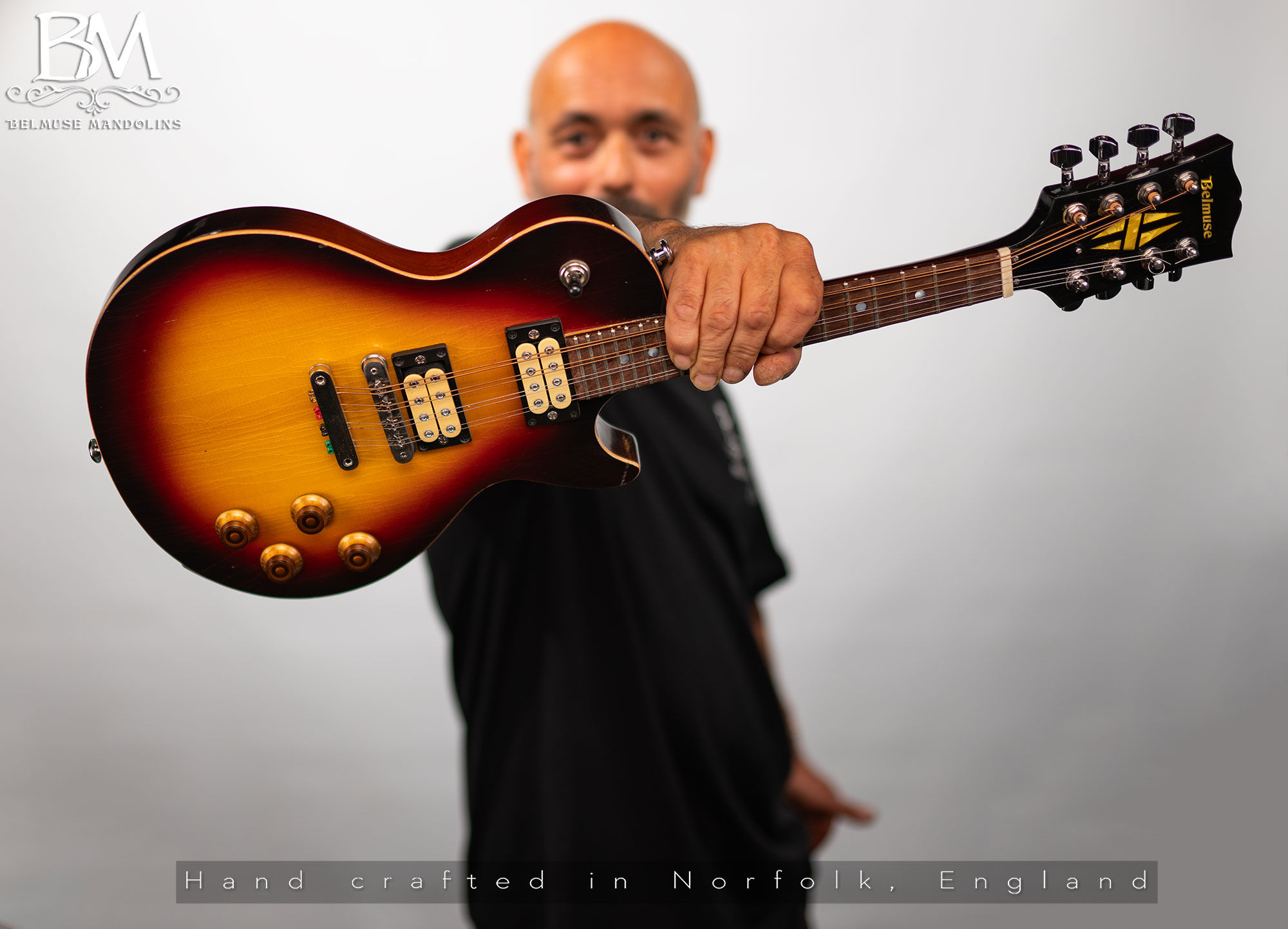 LP 8 String Junior 'Spruce' Set Neck Electric Mandolin Solid Body eMando