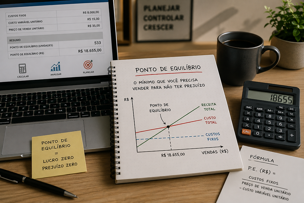 ponto de equilíbrio pequena empresa